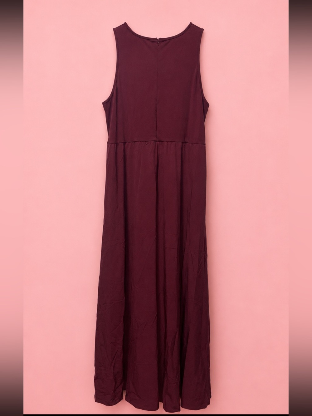 Halara Burgundy Wide Leg Jumpsuit Size 2X - Picture 4 of 5